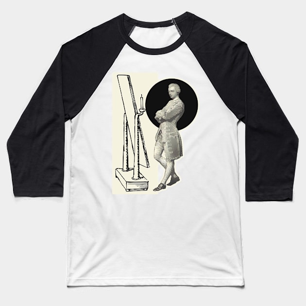 Noble boy looking at himself in the mirror handsome aristocrat Baseball T-Shirt by Marccelus